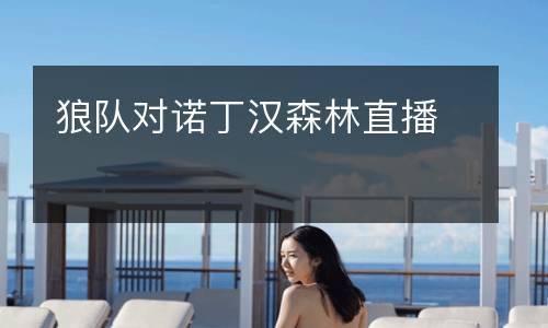 狼隊對諾丁漢森林直播