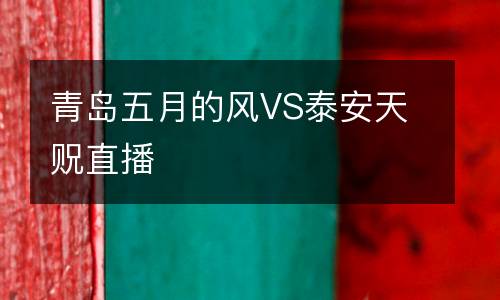 青島五月的風(fēng)VS泰安天貺直播